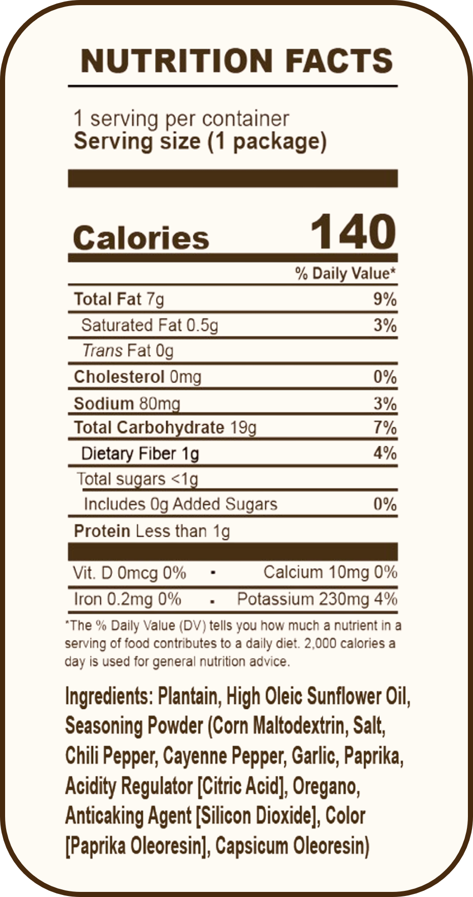 Plantaizin' Plantain Chips - Seasoned Mix, 1.25oz (12 pack), B2B